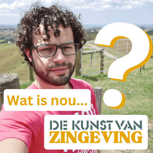 blogpost titel: wat is de kunst van zingeving? en Jibran op de achtergrond