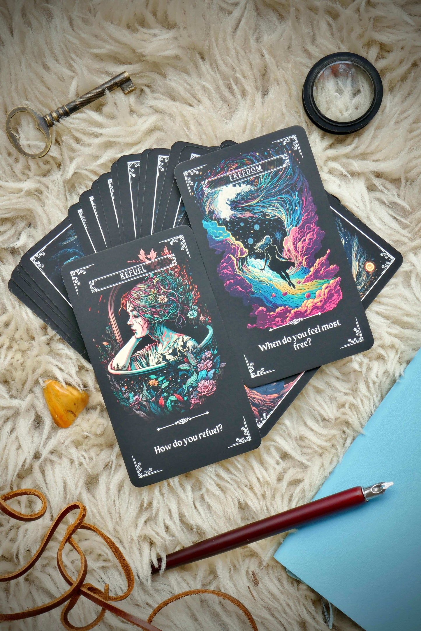 Your authentic self | 32 Insight cards for self-discovery (Engels)