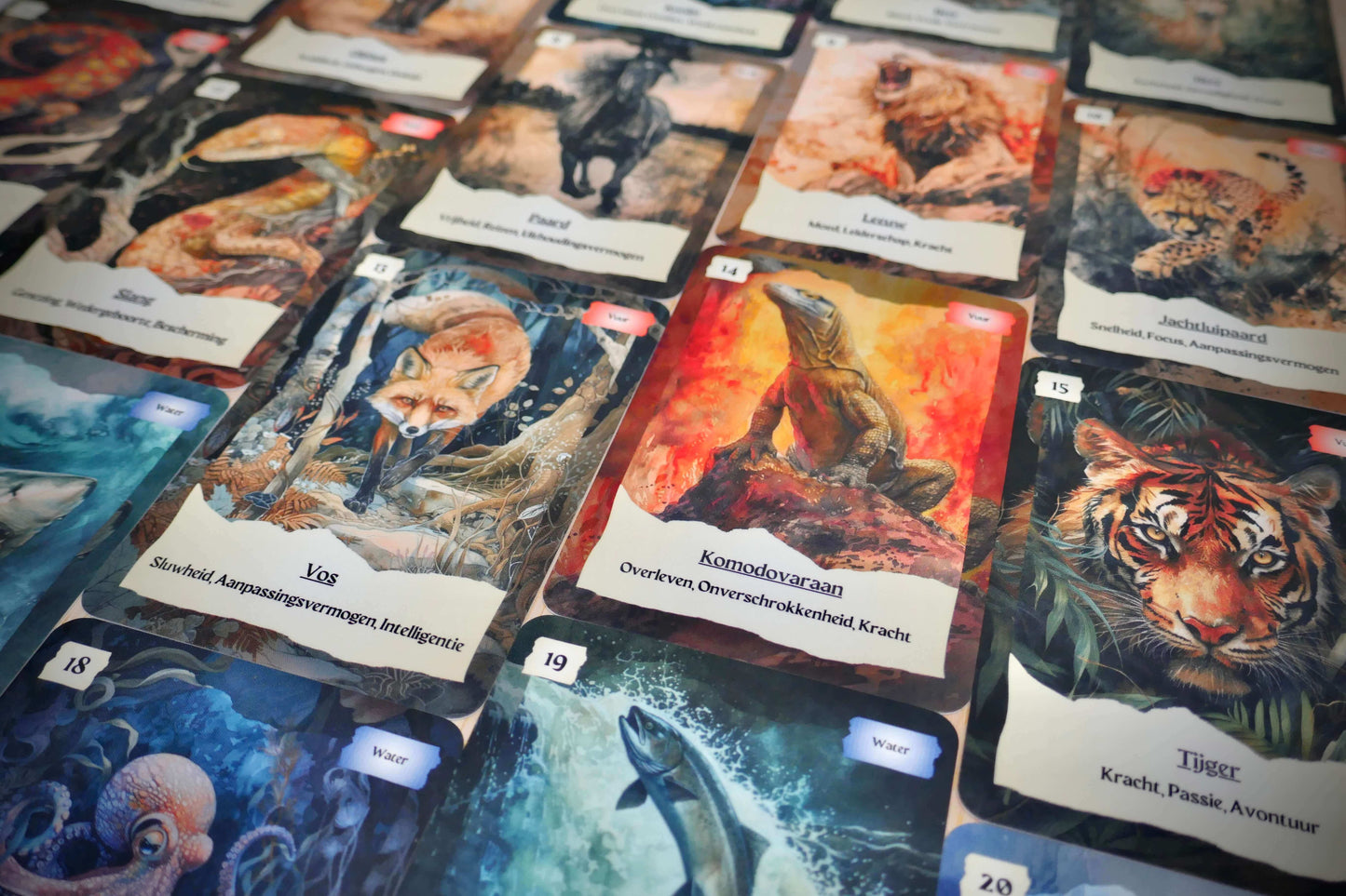 Elementaire krachtdieren | 32 Krachtdierkaarten als gidsen voor innerlijke groei
