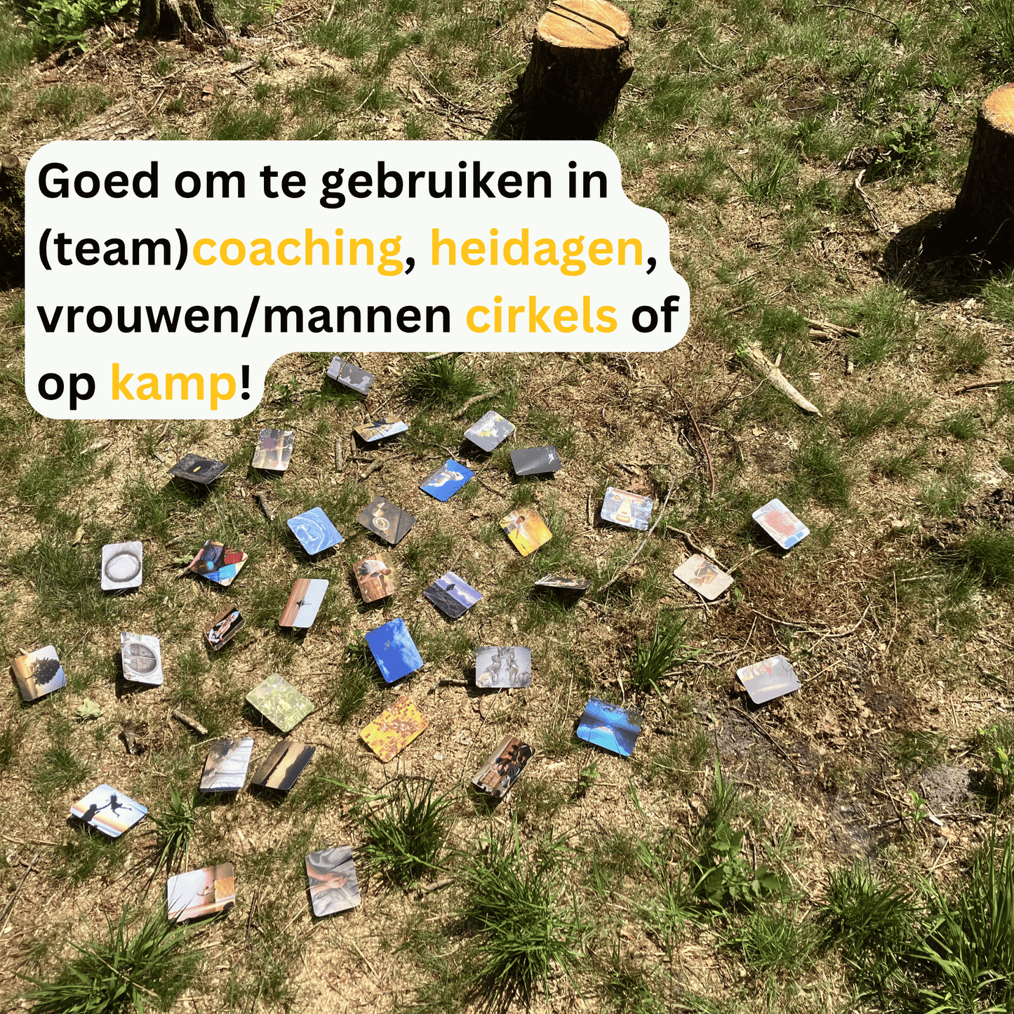 2-in-1 Coachkaarten: 40 Foto associatie & Kernwaarden kaarten