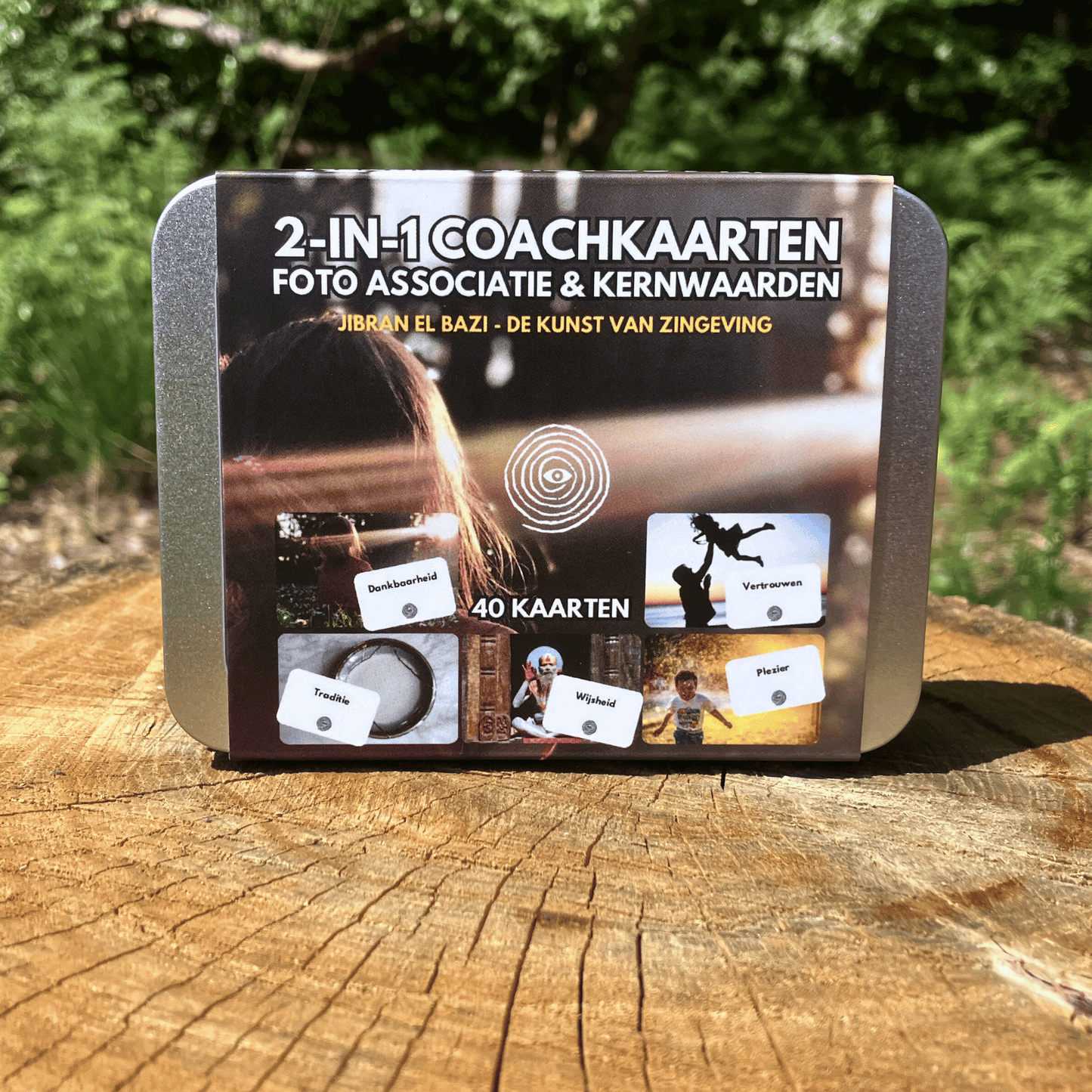 2-in-1 Coachkaarten: 40 Foto associatie & Kernwaarden kaarten