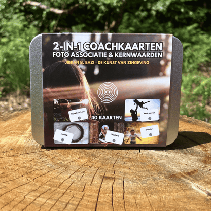 2-in-1 Coachkaarten: 40 Foto associatie & Kernwaarden kaarten