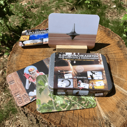 2-in-1 Coachkaarten: 40 Foto associatie & Kernwaarden kaarten