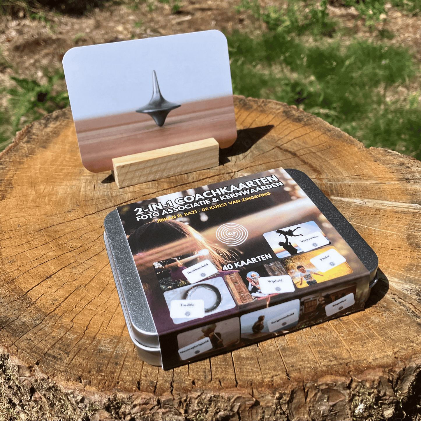 2-in-1 Coachkaarten: 40 Foto associatie & Kernwaarden kaarten