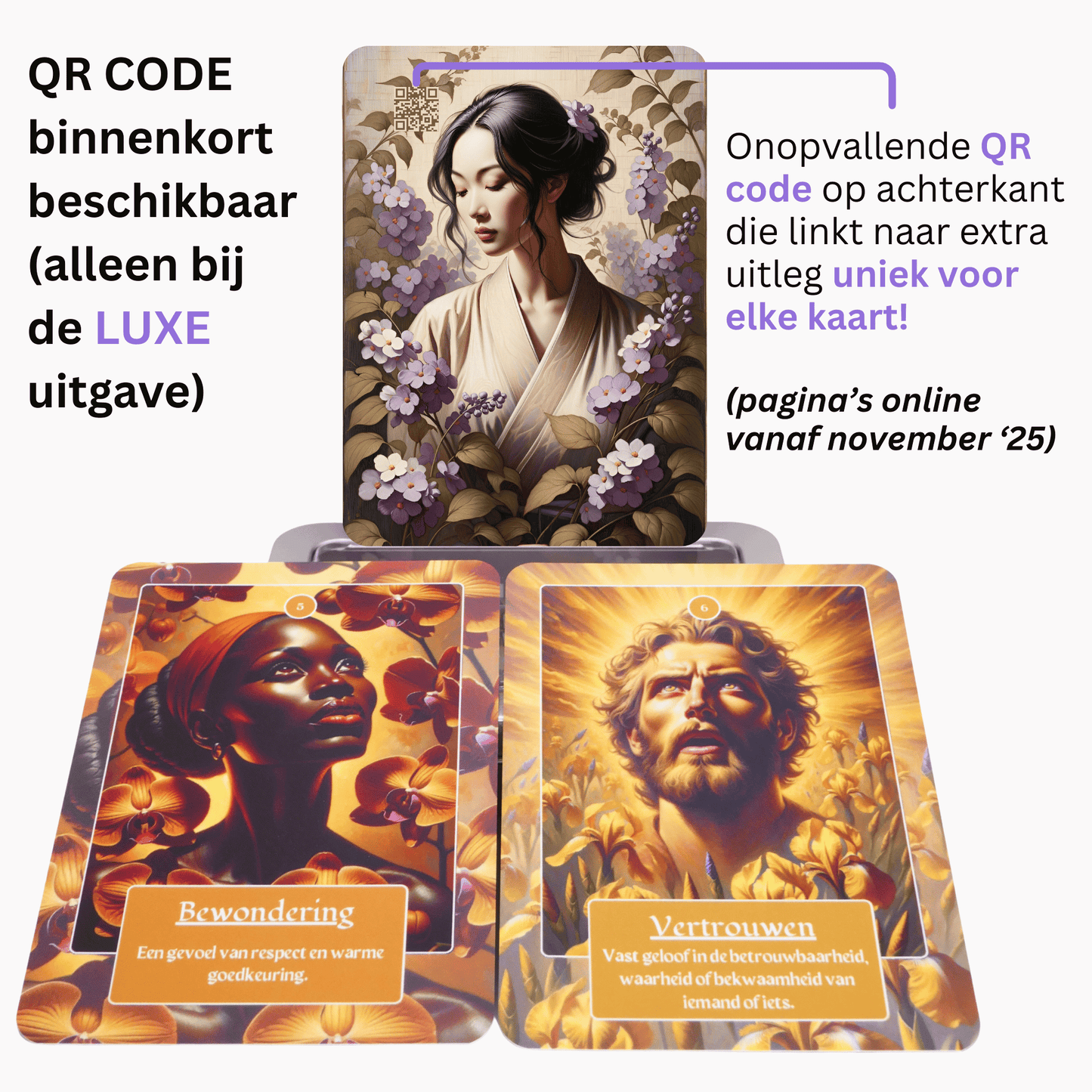 Emoties in Bloei - Luxe uitgave - 32 Emotiekaarten om de natuur van je emoties te ontdekken