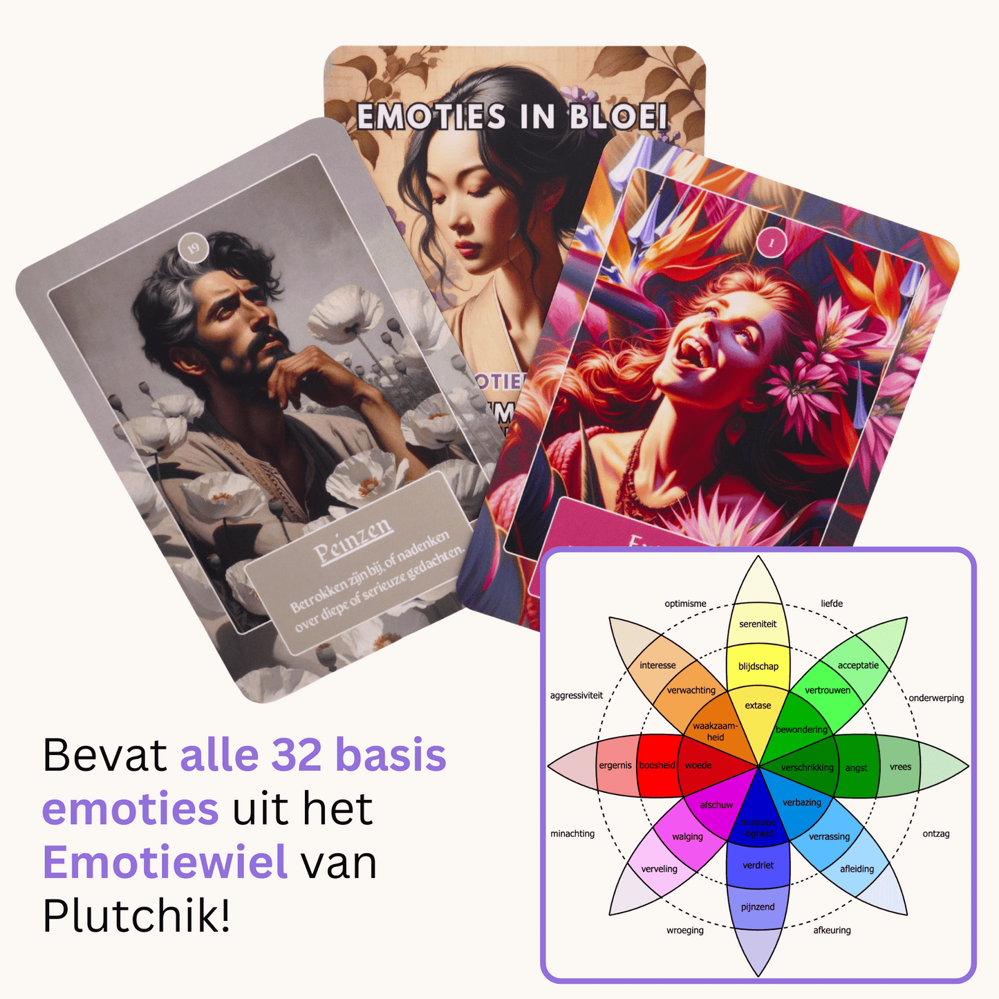 Emoties in Bloei | 32 Emotiekaarten om de natuur van je emoties te ontdekken
